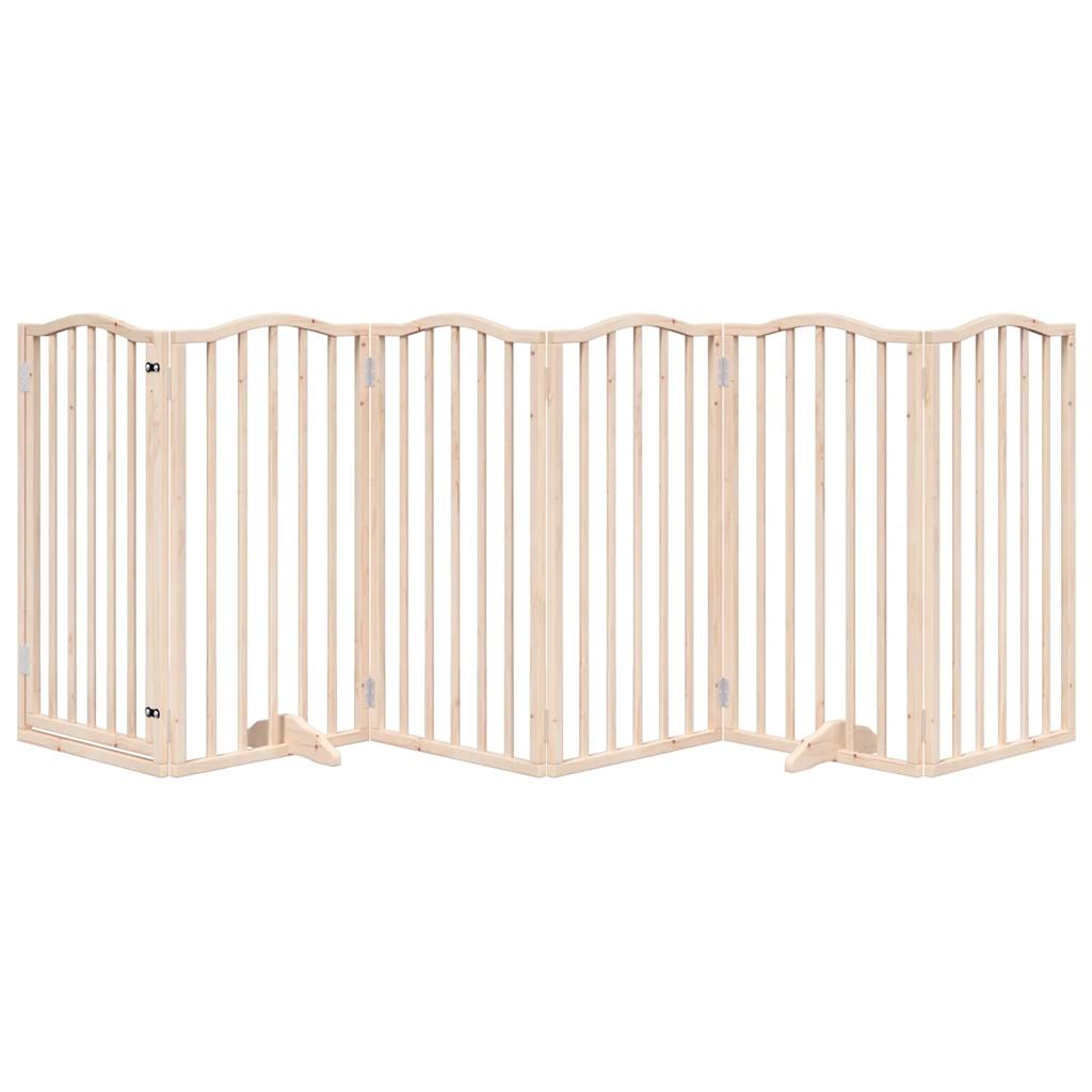 Vidaxx faltbares Hundegitter 6 Paneele 300 cm Pappelholz