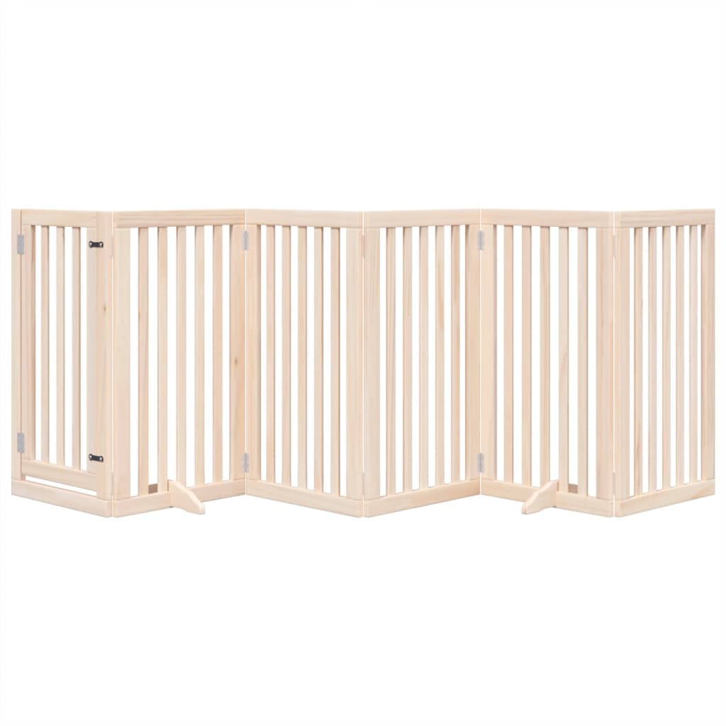 Vidaxx faltbares Hundegitter 6 Paneele 300 cm Pappelholz