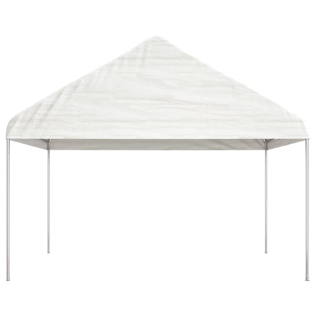 Vidaxx Pavillon mit Dach 4,08x2,23x3,22 m Polyethylen weiß