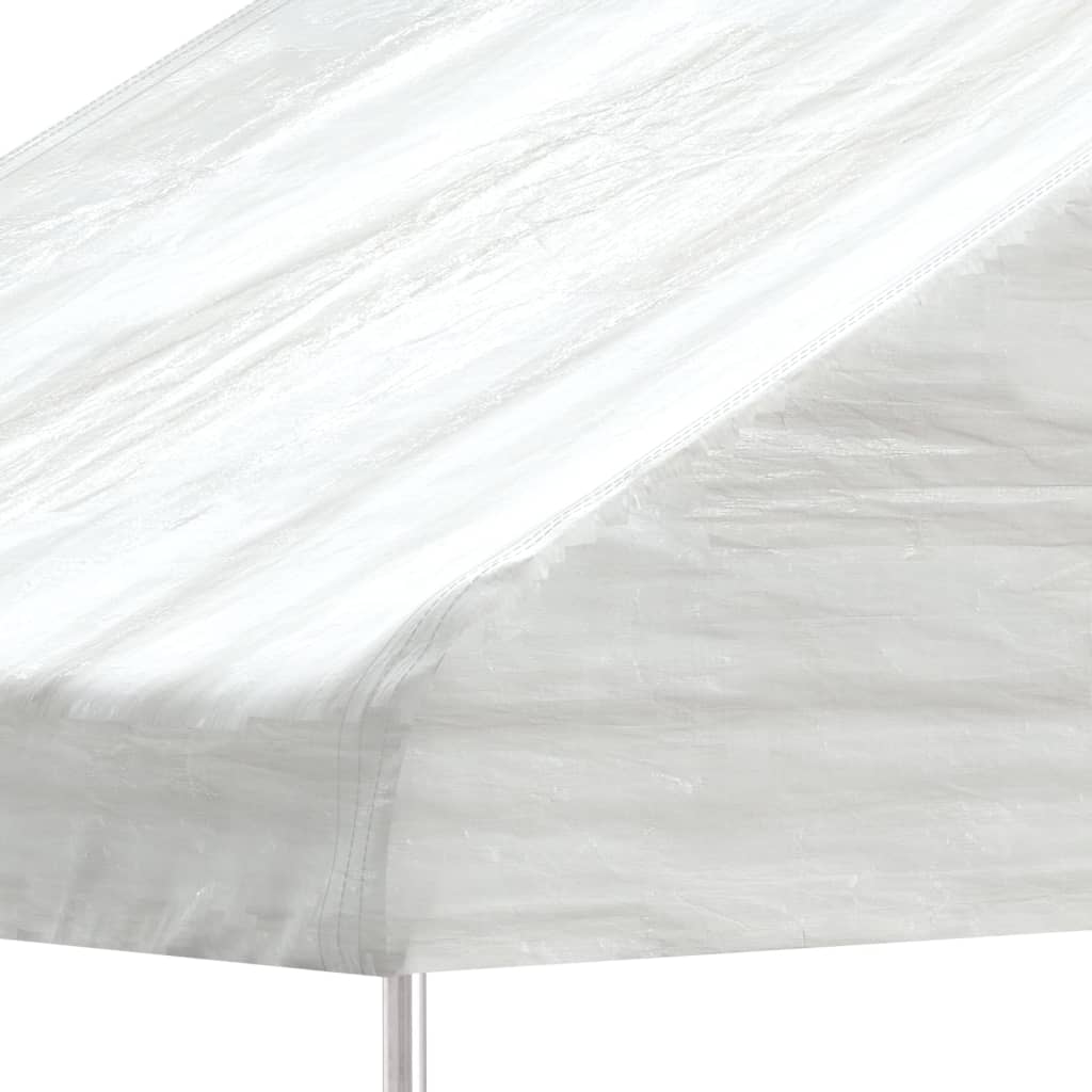 Vidaxx Pavillon mit Dach 4,08x2,23x3,22 m Polyethylen weiß