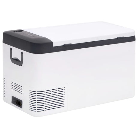 Vidaxx Kühlbox mit Griff und Adapter 18 l PP PE schwarz und weiß