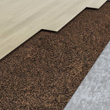 VidaXL Korkrolle 100x1000 cm 2 mm Gummi