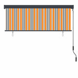 Vidaxl rolgordijn geel en blauw 180 x 250 cm stof en aluminium