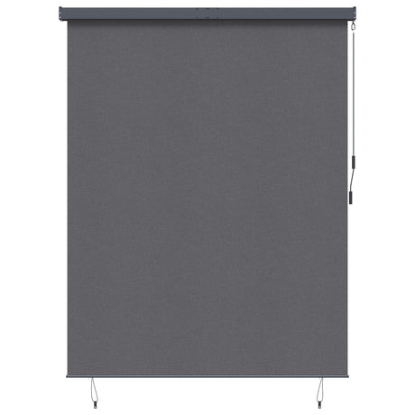 Vidaxl rolgordijn gestreept antraciet 200 x 250 cm stof en aluminium