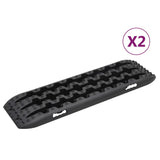 Vidaxl Gripplates 2 ST 106X30,5x7 CM Nylon Black