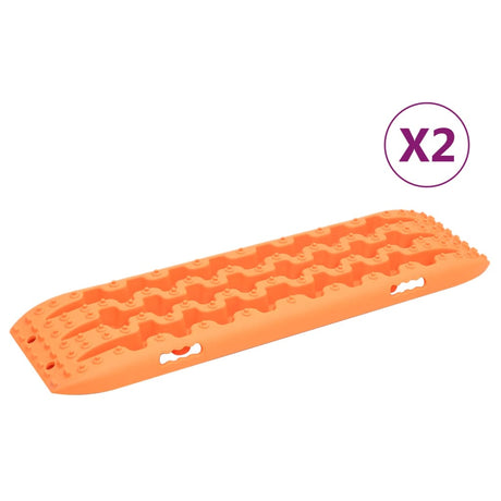 Vidaxx Griffplatten 2 Stück 106x30,5x7 cm Nylon orange