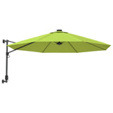 Vidaxl Wall Parasol 290 cm Apple Green