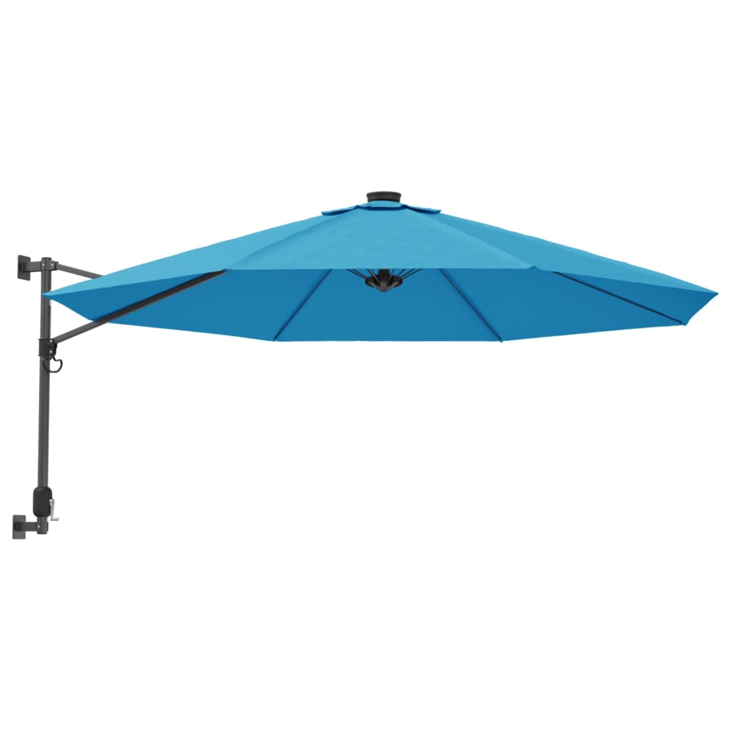 Vidaxl Wall Parasol 290 cm Sea Blue