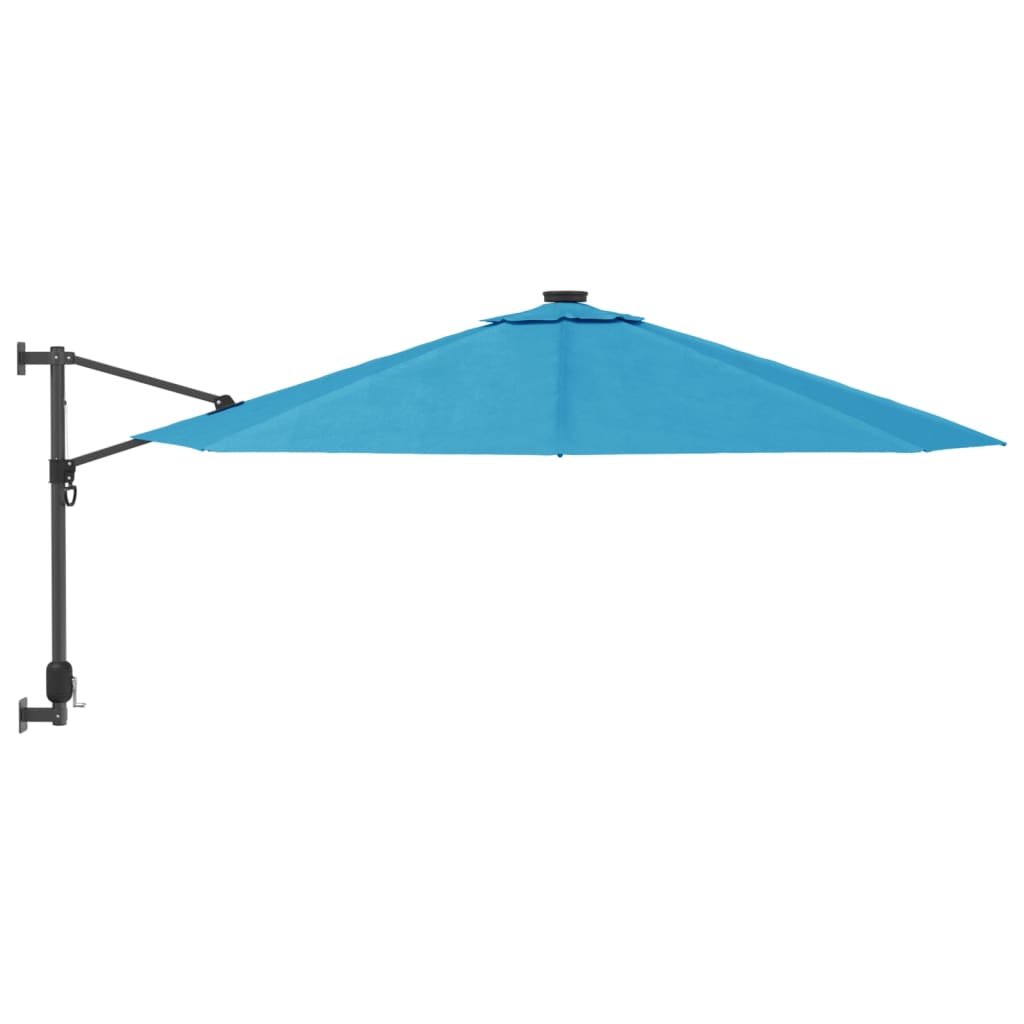 Vidaxl Wall Parasol 290 cm Sea Blue