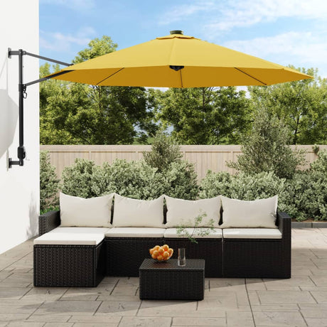 VidaXL Wandschirm 290 cm gelb