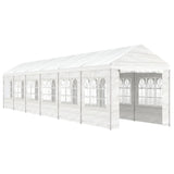 Vidaxl Arbor con techo 13.38x2.28x2.69 m Polyetileno blanco