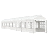 Vidaxl Arbor con tetto 20.07x2.28x2.69 m polietilene bianco