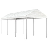 Vidaxl Arbor con techo 6.69x2.28x2.69 M Polyetileno White