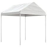 Vidaxl Arbor con techo de 17.84x2.28x2.69 M polietileno blanco