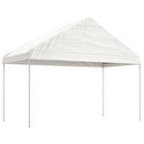 Vidaxl Arbor con techo de 8.92x4.08x3.22 M polietileno blanco