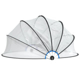 Vidaxx Schwimmbadabdeckung rund 376x188 cm PVC