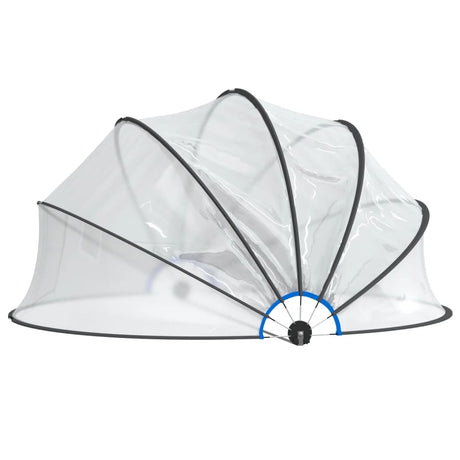 Vidaxx Schwimmbadabdeckung rund 376x188 cm PVC