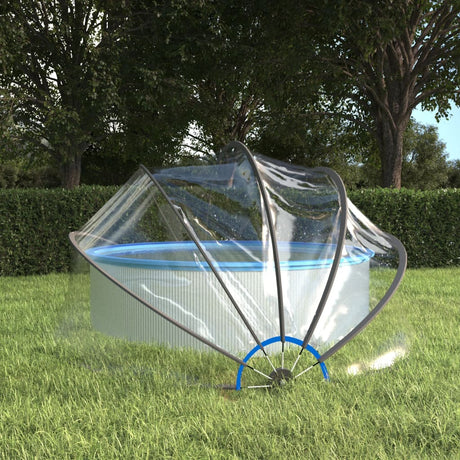 Vidaxx Schwimmbadabdeckung rund 376x188 cm PVC