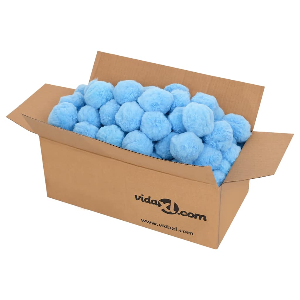VidaXL Schwimmbadfilterball antibakteriell 700 g Polyethylen blau