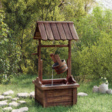 VidaXL Wunschbrunnen mit Pumpe 57x50x112 cm massives Kiefernholz