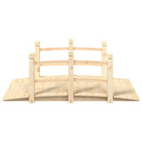 Vidaxx Gartenbrücke mit Geländer 150x67x56 cm massives Kiefernholz