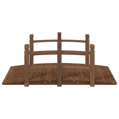 Vidaxx Gartenbrücke mit Geländer 150x67x56 cm massives Kiefernholz