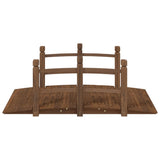 Vidaxx Gartenbrücke mit Geländer 150x67x56 cm massives Kiefernholz