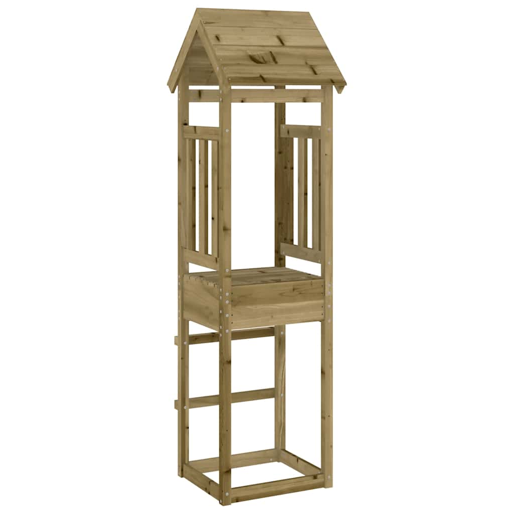 Vidaxl Play Tower 52.5x46.5x206.5 cm impregnert furu