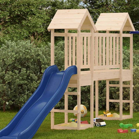 Vidaxx Spielturm 53x46,5x194 cm massives Kiefernholz