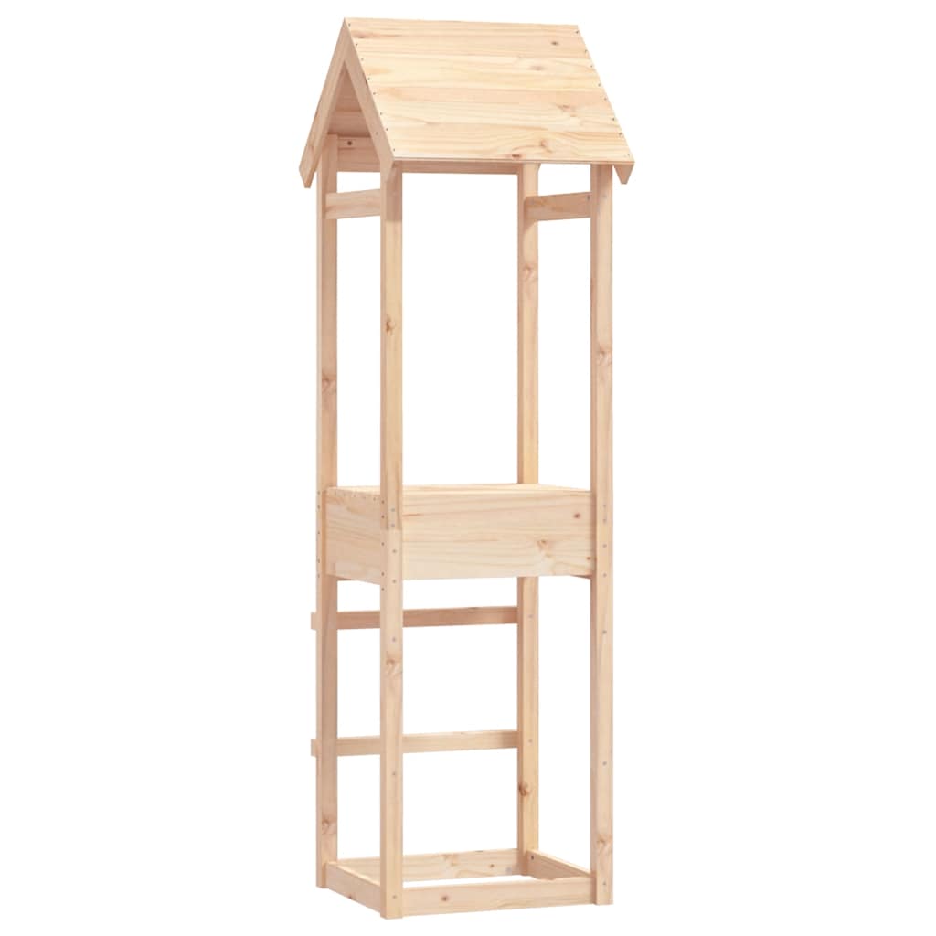 Vidaxl speeltoren 53x46,5x194 cm massief grenenhout