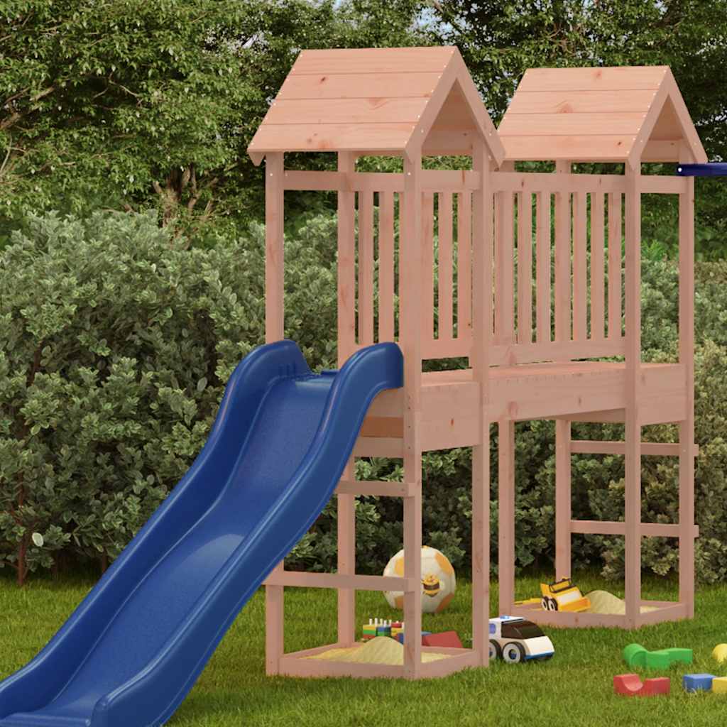 Vidaxl Play Tower 53x46.5x194 cm Solid Douglashout