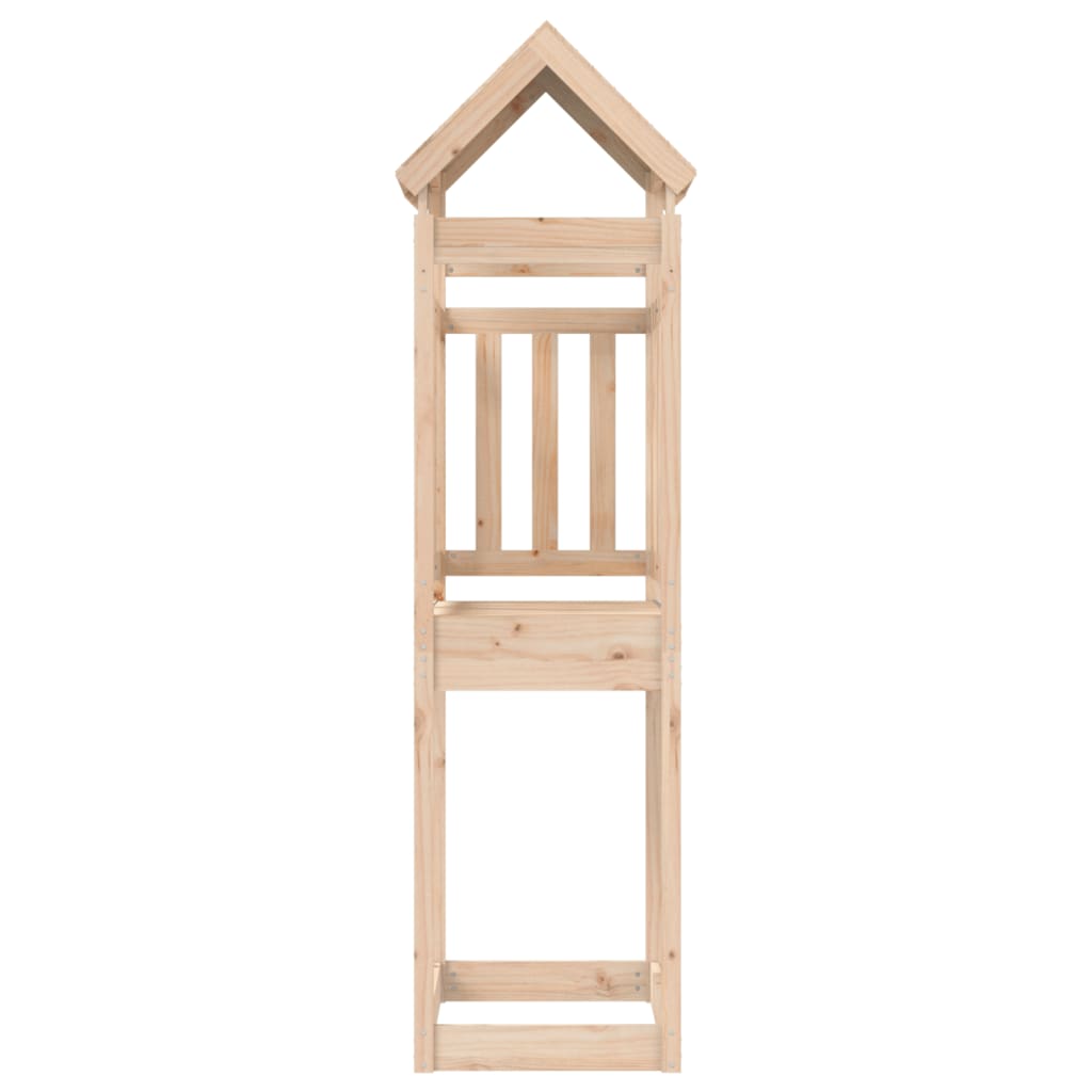 Vidaxl Play Tower 52.5x110.5x214 cm Solid Pine