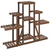 Vidaxx Blumenständer 110x25x96 cm massives Kiefernholz