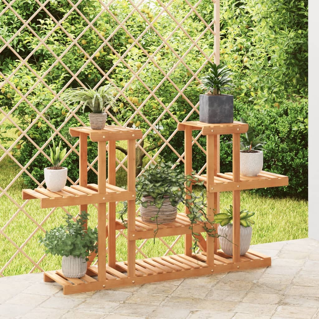 VidaXL Pflanzenständer 110x25x73 cm massives Kiefernholz