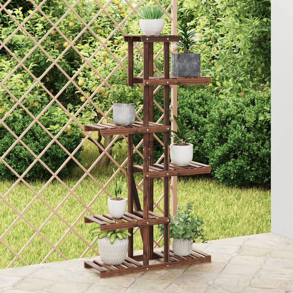 Vidaxx Pflanzenständer 75x25x140,5 cm massives Kiefernholz