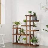 Vidaxx Pflanzenständer 110x25x111 cm massives Kiefernholz