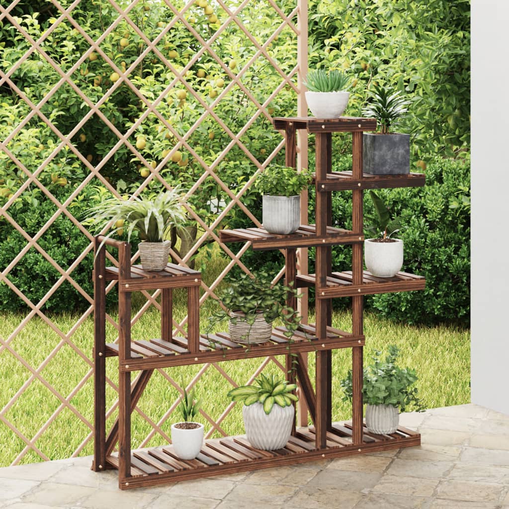 Vidaxx Pflanzenständer 110x25x111 cm massives Kiefernholz