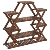 Vidaxx Pflanzenständer 110x25x105 cm massives Kiefernholz