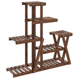 Vidaxx Pflanzenständer 95x25x96 cm massives Kiefernholz