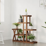 Vidaxx Pflanzenständer 95x25x96 cm massives Kiefernholz