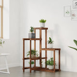 VidaXL Pflanzenständer 62,5 x 61,5 x 101,5 cm, massive Fichte