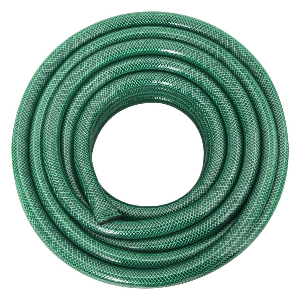 Vidaxl Gartenschlauch mit Kupplungsset 0,75'' 30 m PVC grün