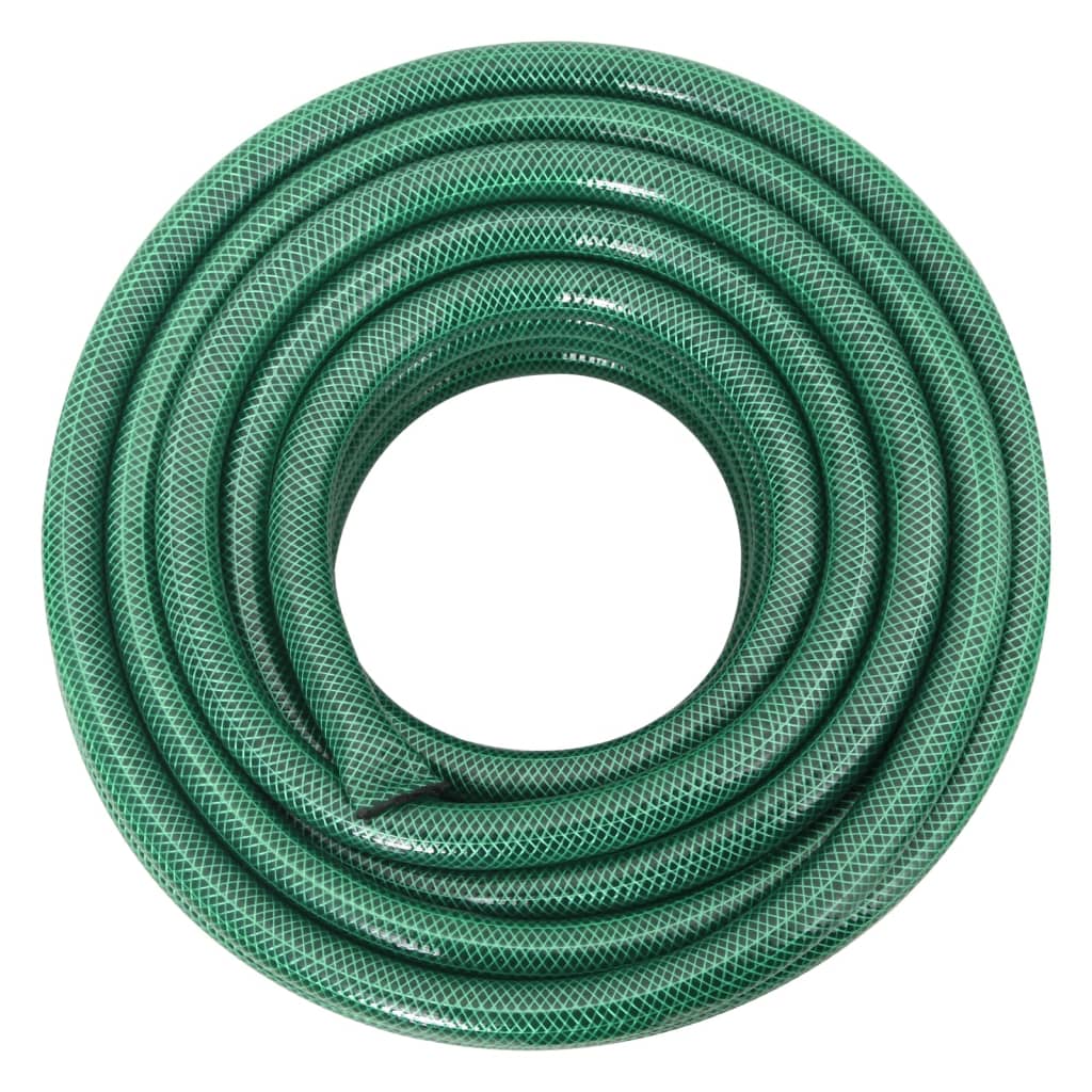 Vidaxl Garden Slang med koblingssæt 0,75 '' 50 M PVC Green