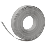 VidaXL Garteneinfassung 2 Stk. 10 m 10 cm Polyethylen grau