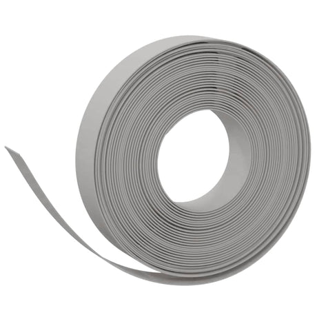 VidaXL Garteneinfassung 2 Stk. 10 m 10 cm Polyethylen grau
