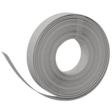 VidaXL Garteneinfassung 4 Stk. 10 m 10 cm Polyethylen grau