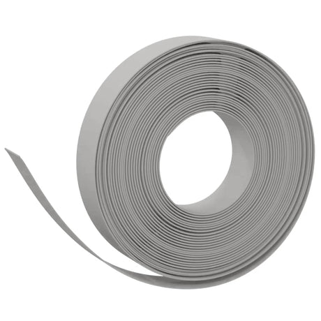 VidaXL Garteneinfassung 5 Stk. 10 m 10 cm Polyethylen grau