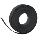 Bordi del giardino Vidaxl 3 St 10 m 10 cm polietilene nero