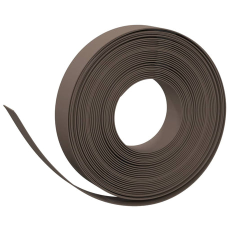 VidaXL Garteneinfassung 3 Stk. 10 m 10 cm Polyethylen braun