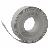VidaXL Garteneinfassung 2 Stk. 10 m 15 cm Polyethylen grau